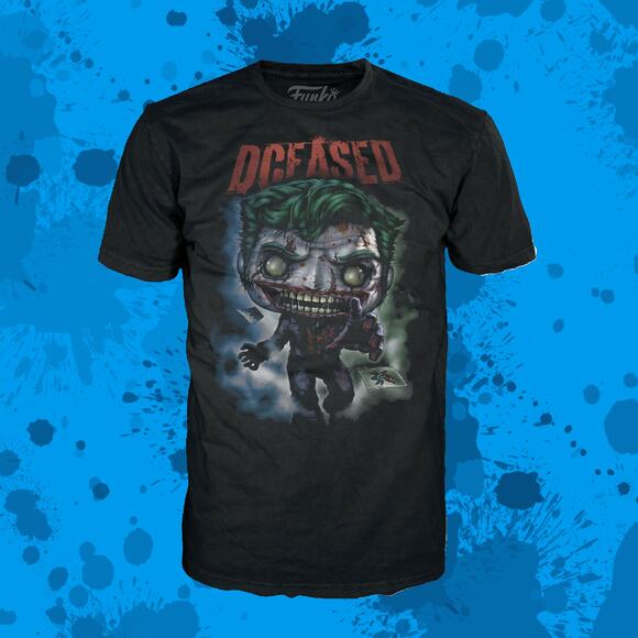 DC Dceased Bloody Joker Exclusive Tee Shirt Size Large - Picture 1 of 4